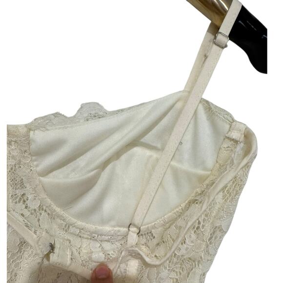 NWT!  Altar'd State Eloise Ivory Lace Bustier Corset Festival Coquette S - Picture 5 of 5